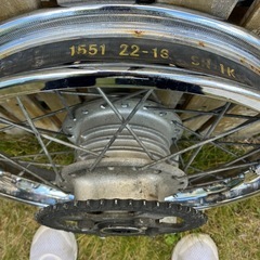 ＳR125用のリアホイールです。の画像
