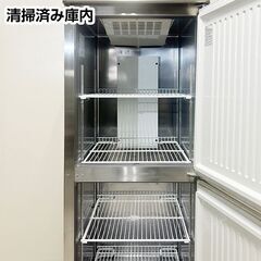 フクシマガリレイ　タテ型冷凍庫　URN-062FM6　右開きドア　2015年製　中古　厨房機器　冷凍庫　R6-0027の画像