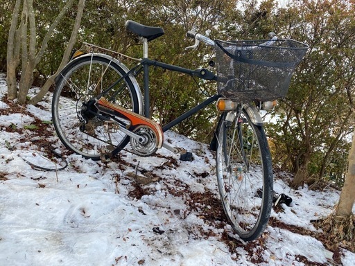 26インチ 自転車　カゴ付き　ちょっとレア