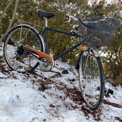 26インチ 自転車　カゴ付き　ちょっとレア