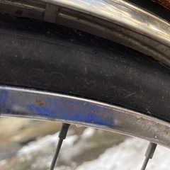 26インチ 自転車　カゴ付き　ちょっとレアの画像