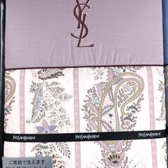 【REGASTOCK川崎店】YSL Yves Saint Laurent イヴサンローラン 羽毛掛けふとん 布団 二枚の画像