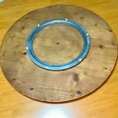 ①中古中華円卓と②新品未開封中華円卓どちらかの画像