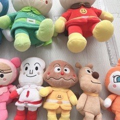 アンパンマンぬいぐるみセットの画像