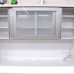 ニトリ レンジボード リガーレ 大型 食器棚 幅140cm ごみ箱付 NITORI