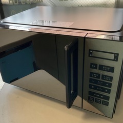 【RKG-230】特価！YAMAZEN/電子レンジ/フラット庫内/PPRV-F230V-BK/50/60Hz共用/中古品/2022年製