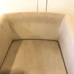 琉■41■SA・FU 桜屋工業 Lemikaru Arm chair DC-101 ダイニングチェア ベージュ イス アームチェアー 一人掛け 椅子の画像