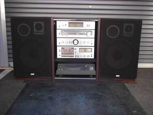 Aurex オーレックス SC-335 SY-335 ST-335 PC-X4 SR-F335 SS-335W×２　6点フルセット 通電確認済み オーディオ機器