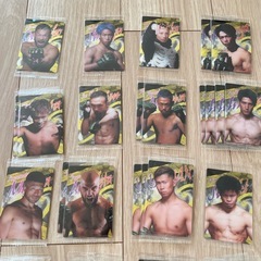 ※メッセージ下さい　RIZIN ウエハース　ヒロヤ　クレベル　篠塚　井上直樹　芦澤の画像