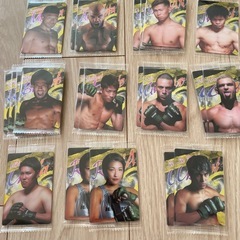※メッセージ下さい　RIZIN ウエハース　ヒロヤ　クレベル　篠塚　井上直樹　芦澤の画像