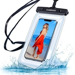 【完全防水・水に浮く】CASEKOO スマホ 防水ケース