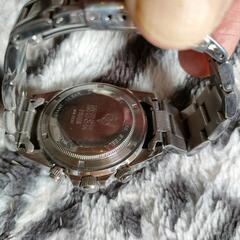 MUSK クロノグラフ腕時計メンズ　電池切れの画像