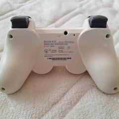 SONY プレイステーション3 純正 コントローラー 白 お譲りしますの画像
