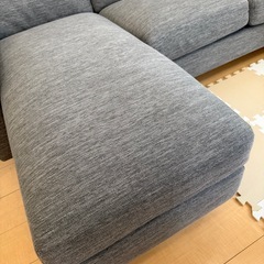 ニトリ　ソファ　カウチソファ　３人がけソファの画像