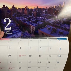 2025年　年間カレンダーの画像