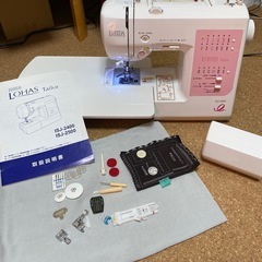 決定　
ワイドテーブル付き　ミシン  の画像