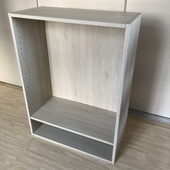 Nクリック ボックス ワイド2段(ホワイトウォッシュ)