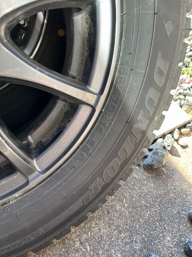【ご相談中】スタッドレスタイヤ・ホイールセット　185/70R14 4本 WM02