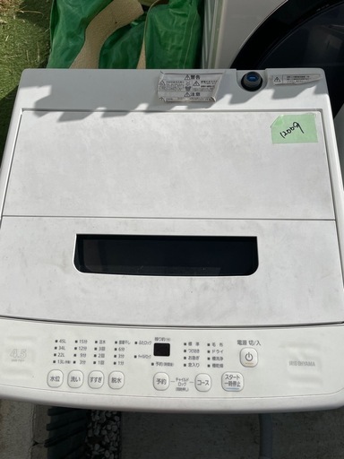 ジ12009/2022年製アイリスオーヤマ/IAW-T451/4.5kg洗濯機