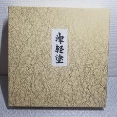【未使用】津軽塗り　菓子器　24㌢の画像