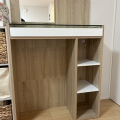 LOWYA ドレッサー　化粧台　椅子付き