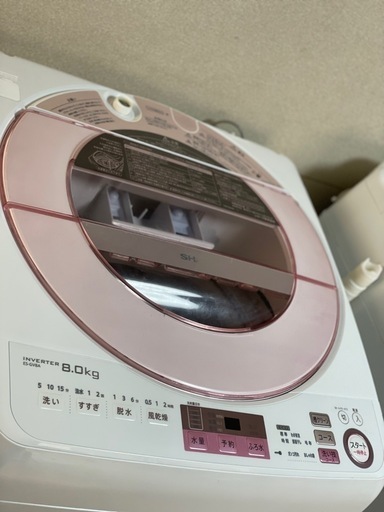 ?セール?送料・設置込み可　洗濯機　8kg SHARP 2017年