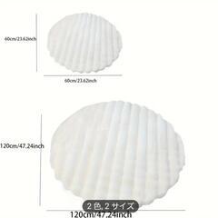 新品未使用　ふわふわラグの画像