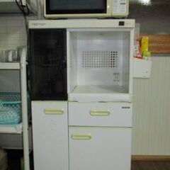 キッチン収納・スライドテーブル付き収納棚・キッチン収納棚と引き出...
