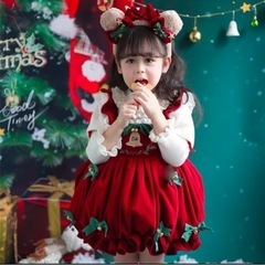 クリスマスのワンピースの画像