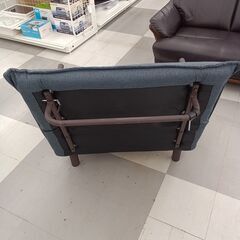 ★ジモティ割あり★  ソファーベッド 青 H86×D75～183×W87 クリーニング済み TC2321の画像