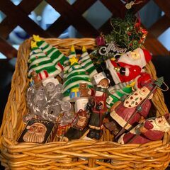 クリスマス雑貨　イルミネーション　サンタ　リース　オーナメントの画像