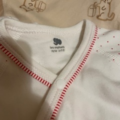 ベビー服3着(サイズ60〜)の画像