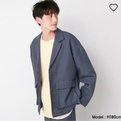 GU ジーユー オーバーサイズシルエット テーラードジャケット ...