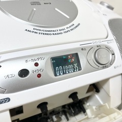 【中古品】【ジャンク品】TOSHIBA 東芝 DVD/CDラジオカセットレコーダー TY-DK100 2010年製 ホワイト 生活家電の画像