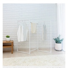 ランドリースタンド 室内 物干し 折りたたみ コンパクトの画像