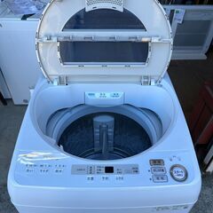 【動作保証あり】SHARP シャープ 2019年 ES-SH7C 7.0kg 洗濯機 DDインバーター【管理KRS713】の画像
