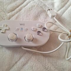 Nintendo Wii　クラシックコントローラー　任天堂　 白 お譲りしますの画像