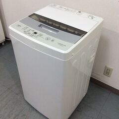 （12/12受渡済）JT9910【AQUA/アクア 5.0㎏洗濯機】美品 2020年製 AQW-S50HBK 家電 洗濯 簡易乾燥付