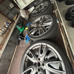 ミニクーパーr55タイヤホイール18インチ の画像