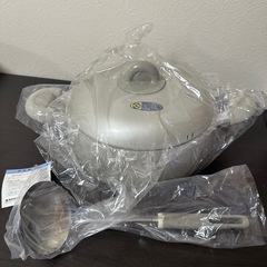 煮込み鍋 浅型鍋  24cm お玉付き