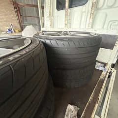 ミニクーパーr55タイヤホイール18インチ の画像