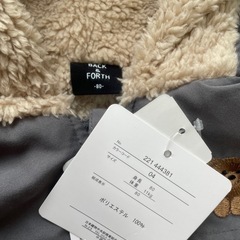 新品未使用 上着 ボア くま アウター 80の画像