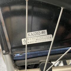 車いす　No.14258　カワムラサイクル　アルミ製標準型車椅子　自走式　KAJ202-40　【リサイクルショップどりーむ荒田店】の画像
