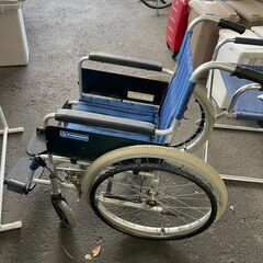 車いす　No.14258　カワムラサイクル　アルミ製標準型車椅子　自走式　KAJ202-40　【リサイクルショップどりーむ荒田店】の画像