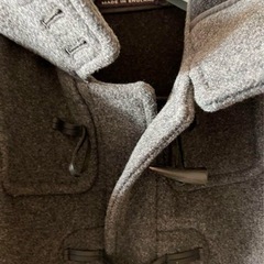 レディースイギリスCALIBURN グレー ダッフルコートの画像