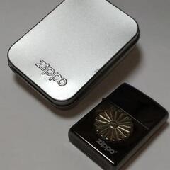 USA♥zippo♦ 格安商品♦2003製♦ブラックアイス♦菊御門♦未使用品♦ヴィンテージの画像