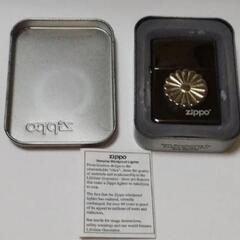 USA♥zippo♦ 格安商品♦2003製♦ブラックアイス♦菊御...