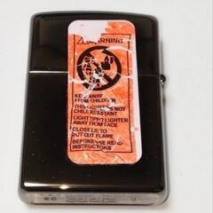 USA♥zippo♦ 格安商品♦2003製♦ブラックアイス♦菊御門♦未使用品♦ヴィンテージの画像