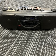 レトロ　　SONYカセットラジカセ