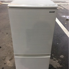 中古 2020年製 137L冷凍冷蔵庫 SHARP SJ-D14F-W